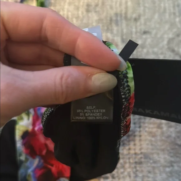 NWT Norma Kamali Women's Rose Garden Marissa One-Piece Size Medium Swimsuit - Picture 12 of 14